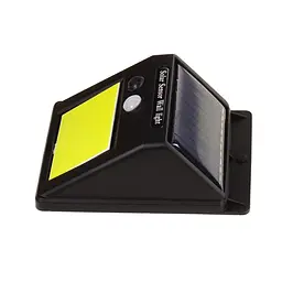 Настінний LED- світильник на сонячній батарейці з датчиком руху 48 LED - мініатюра 2