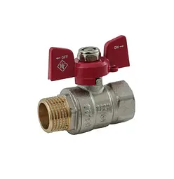 Кран кульовий Nolf classic 1/2" прямий NFC.721-06 (NF3126)