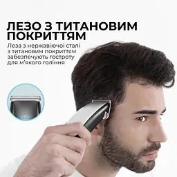Машинка для стрижки CECOTEC PrecisionCare Power Blade Titanium - мініатюра 2