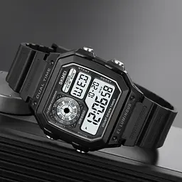 Годинник наручний 1998BK Black. Skmei acs0030421 - мініатюра 4