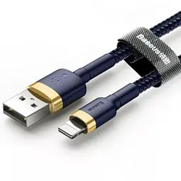 Кабель Baseus cafule Cable USB Lightning 1.5A 2m Dark Blue + Gold