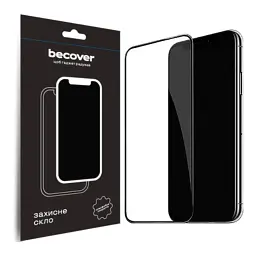 Скло захисне BeCover Apple iPhone 15 Plus Black (709788)