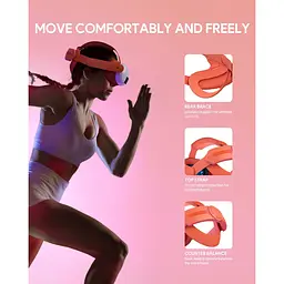 Кріплення на голову Aubika Color Head Strap для Meta Quest 3/3S Orange [140186] - мініатюра 7
