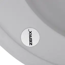 Кухонна мийка Zerix ZS-510R-01 white ZX4531, Білий матовий - мініатюра 2