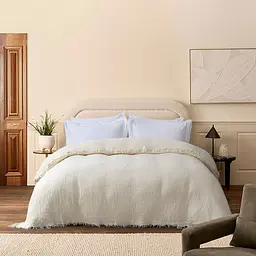 Покривало Lotus Home - Larna muslin cream 160x200 - мініатюра 2