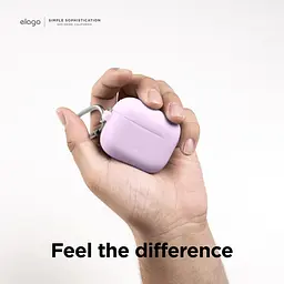 Чохол Elago Silicone Hang Case Lavender for AirPods Pro 2nd Gen лавандовий (EAPP2CSC-ORHA-LV) - мініатюра 4