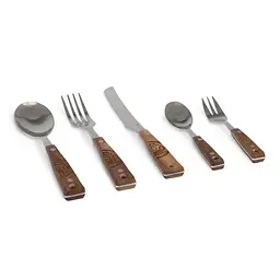Набір столових приладів Petromax Camping Cutlery 5 шт (1017-cutlery1) - мініатюра 5