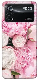 Чохол Demsky Pink peonies для Xiaomi Poco X4 Pro 5G