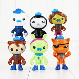Фігурки з героями мультфільму Октонавти (OCTONAUTS), 6 шт - мініатюра 2