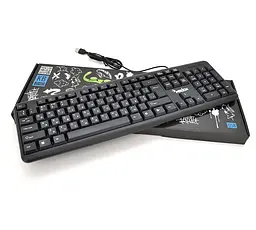 USB-клавіатура Merlion KB-Zero 104 клавіші (Eng/Укр/Рус)