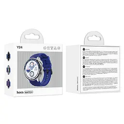 Смарт-годинник Hoco Y24 Amoled Smart sports watch (call version) Silver - мініатюра 4