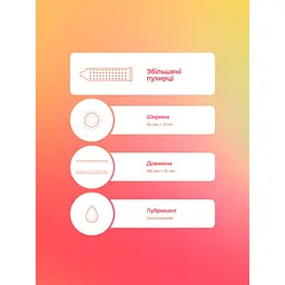 Презервативи Bruno Extra Dotted 4 You 12 шт. (4 упаковки по 3 шт.) (ROZ6400210515) - мініатюра 2