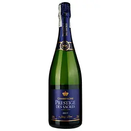 Шампанське Prestige des Sacres Brut Prestige, 12,5%, 0,75 л