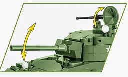 Конструктор COBI-2543 Американський танк M24 Chaffee 1:35 (590 деталей) - мініатюра 4