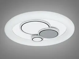 Світильник стельовий LED Diasha 8992-330, 50W, 2750 лм, білий, діаметр 33 см, сучасний стиль для дому - мініатюра 3