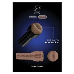 Мастурбатор-попа Kiiroo Feel Stroker Butt Mid Brown для секс-машини Kiiroo Keon - мініатюра 8