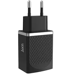 Мережевий зарядний пристрій Hoco 1USB C42A QC 3.0 3A Black - мініатюра 4