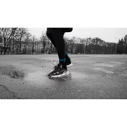 Водонепроникні шкарпетки Dexshell Running Lite XL Black/Blue (DS20610BLUXL) - мініатюра 6
