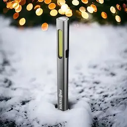 Ліхтар світлодіодний алюмінієвий (COB+LED) Pen Light (GERMANY) L-0204W - мініатюра 3