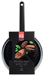 Сковорода глибока IQ Be Smart алюмінієва з кришкою 28 см (IQ-1154-28) - мініатюра 10