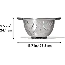 Друшляк Oxo Good Grips з нержавіючої сталі 2.8 л (11330800) - мініатюра 2