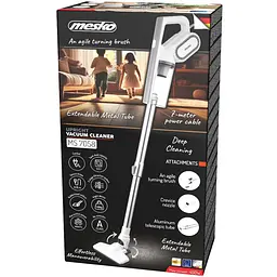 Порохотяг Mesko MS 7058 контейнерний/ 400Вт/ 0.5л/ циклон/ білий - мініатюра 9