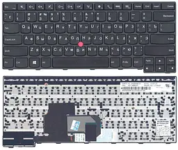 Клавіатура для ноутбука Lenovo ThinkPad (E450) із вказівником (Point Stick), Black, (Black Frame) - мініатюра 3