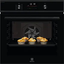 Electrolux Духовий шафа електричний, 72л, A+, пара, дисплей, конвекція, телескопічні напрямні, чорний