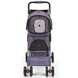 Коляска для котів та собак Bestopet Люпосанчик BS-RL-17 Plaid - мініатюра 3