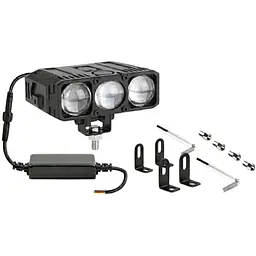 LED Фара Світлодіодні три лінзи 85W 8500Lm 6500K / 3200K DC9-30V IP66 (E06L) 1 шт.