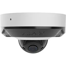 IP-камера Ajax дротова DomeCam Mini HL white, 5мп, 2.8мм, гібридне підсвічування IR 35м, білий Led 50м, Poe, True WDR, IP 65, ІЧ 30м, аудіо, кут огляду 100° до 110°