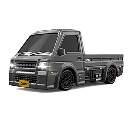 Мини-грузовик на радиоуправлении Jiks K60 1:64 4WD Drift (серый)