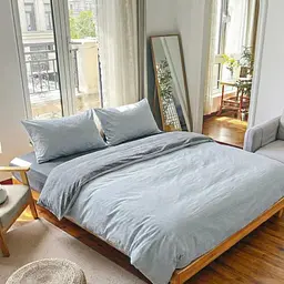Постільна білизна двоспальне Viluta Варена бавовна Wash Printed W 11-2 175х211 см
