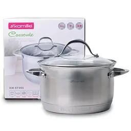 Каструля Kamille KM-4720S 3.9 л - мініатюра 8
