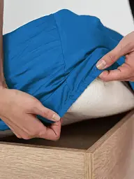 Простирадло на резинці Good-Dream Microfiber White Stripe см біле (GDMWSHEETF160200) - мініатюра 3