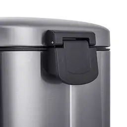 Відро для сміття з плавним закриттям овальне Mixxus Premium Topper-TC0205 SS Color 5л нержавіюча сталь MI7059, Нержавіюча сталь - мініатюра 10