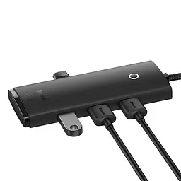 Конвертер хаб Usb Baseus 4-in-1 Lite Series 4-Port Usb-A to 4xUsb3.0 2 метри - мініатюра 2