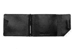 Затискач для грошей глянець, чорний Grande Pelle acs0032189 - мініатюра 4