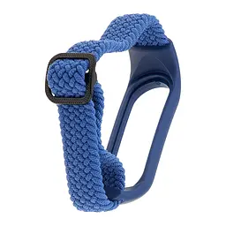 Ремінець Braided Buckle Enhanced Mi Band 3/4/5/6/7 Navy Blue - мініатюра 2