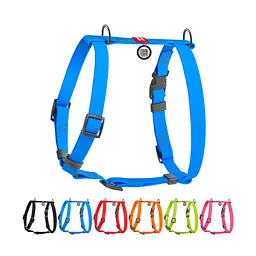 Шлея для собак WAUDOG Waterproof Н-подібна анатомічна XL блакитна (32452)