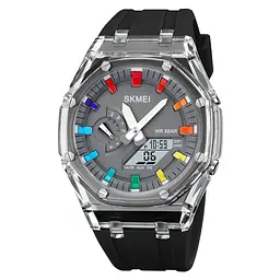 Наручний годинник 2100BKGY Black-Grey Skmei acs0030291
