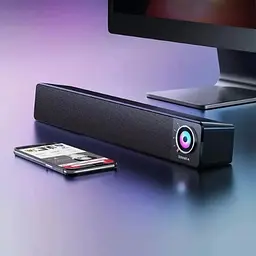 Саундбар Xiaomi Binnifa Desktop Computer Bluetooth Speaker Light 3209081 чорний - мініатюра 2