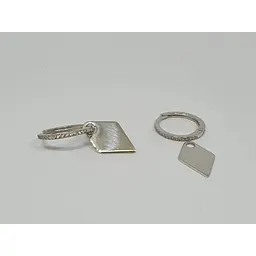 Срібні сережки Qvaliz 2 в 1. 90201299 - мініатюра 2