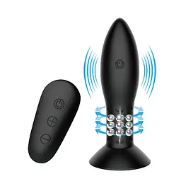 Анальна пробка з вібрацією Mr Play RC Vibrating Butt Plug Black, 11х3.3 см, чорний - мініатюра 2