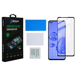 Скло захисне BeCover Motorola Moto G100 Black (706895) - мініатюра 2