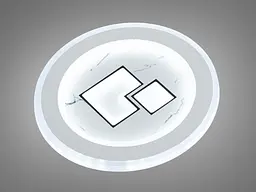 Світильник стельовий LED Diasha 12099, 32W, 3000K, акрил, метал, сучасний стиль, діаметр 20 см, IP20, 1760 лм - мініатюра 2