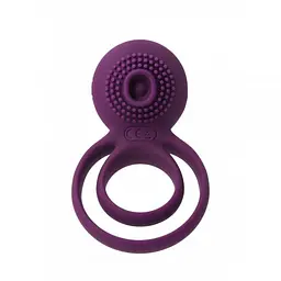 Подвійне віброкільце Svakom Tammy Vibrating Ring Violet, 8х2.8 см (фіолетовий) - мініатюра 4