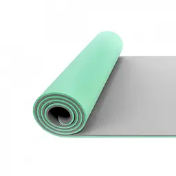 Коврик (мат) для йоги та фітнесу 4FIZJO TPE 1 см Mint/Grey 4FJ0202 (P-5907739311917)