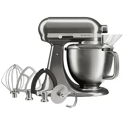 Кухонная машина KitchenAid Artisan Plus 4,7 л 5KSM50PKVEMS с откидным блоком, серебряный медальон - миниатюра 6