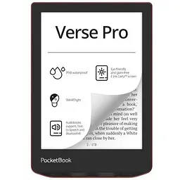 Електронна книга Pocketbook 634 Verse Pro, Passion Red (PB634-3-CIS)